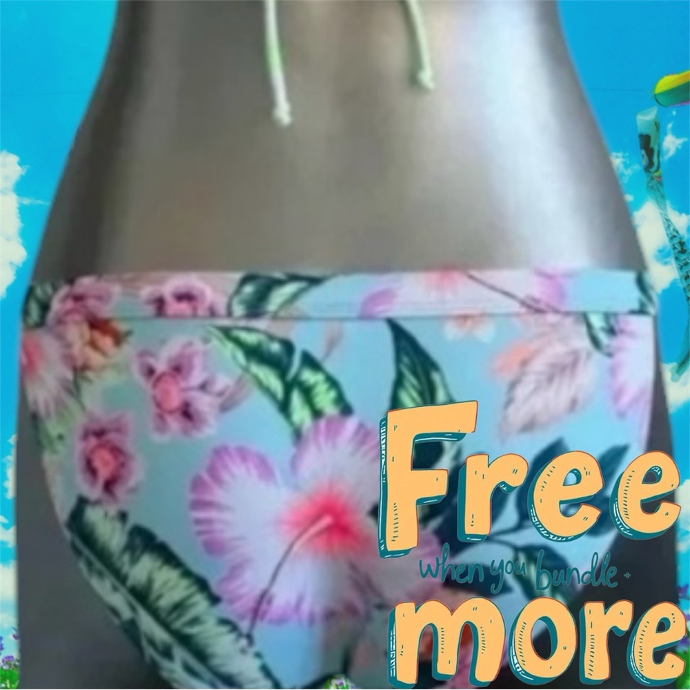 Free 🆕Plus Size Swimsuit Hipster Bottoms